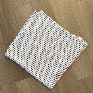 Modern burlap xoxo muslin blanket 100% cotton baby